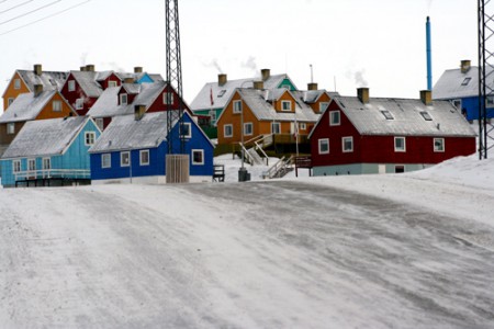 le tipiche case colorate di Ilulissat